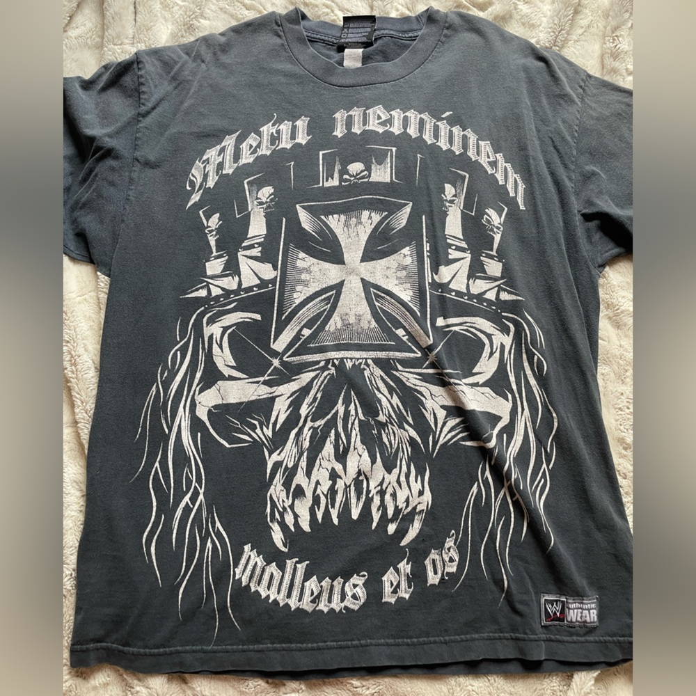 WWE Black and White Graphic Tee